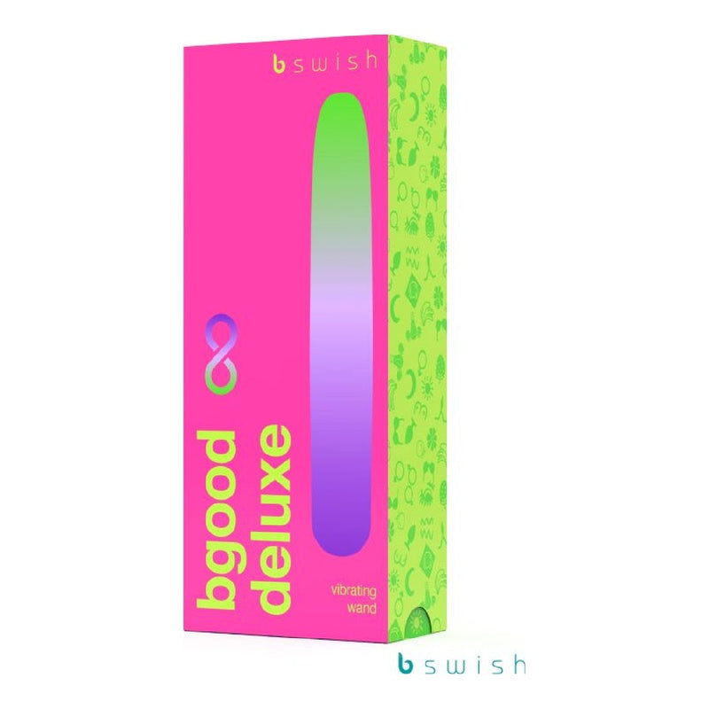 Bswish Bgood Infinite Deluxe Vibrator, 7"/18cm, Sea Foam Blue