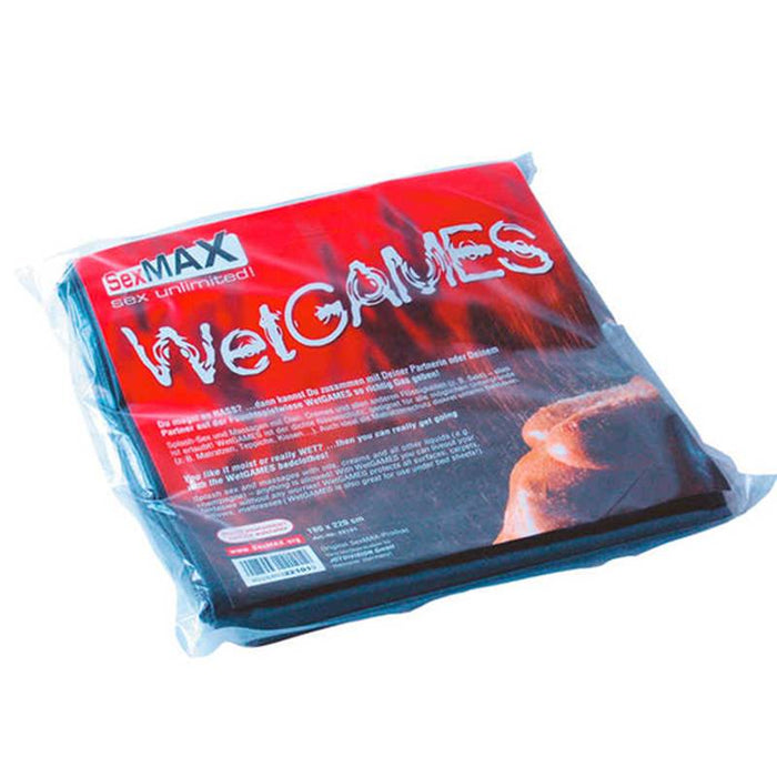 SexMAX WetGAMES Vinyl Sheet Black 180x220cm
