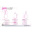 PalmPower Pocket Extended Silicone Massage Heads 3 Pc Set