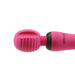 Horizontal view of PalmPower Groove Mini Wand Fuchsia 6"/15cm