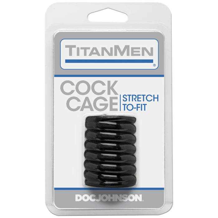 TitanMen Cock Cage Sleeve, Black