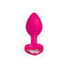 ToDo Diamond Heart Anal Plug, 6cm, Pink