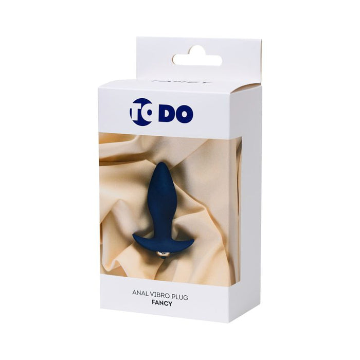 ToDo Fancy Vibating Anal Plug Blue 10.7 cm x 3.5 cm