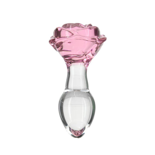 Pillow Talk Rosy Luxurious Glass Anal Butt Plug