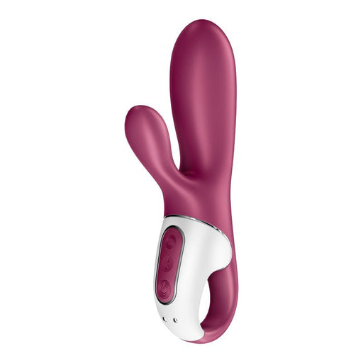 Satisfyer Hot Bunny Connect App Warming Vibrator, Burgundy