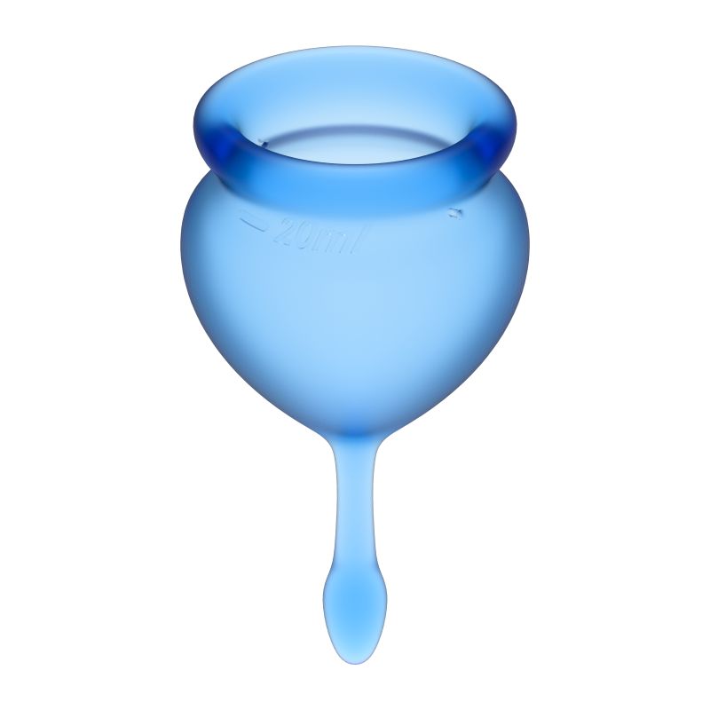 Satisfyer Feel Confident Menstrual Cup Dark Blue 2pcs