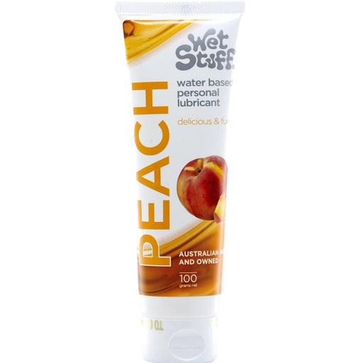 Wet Stuff Peach Water-based Lubricant, 100g