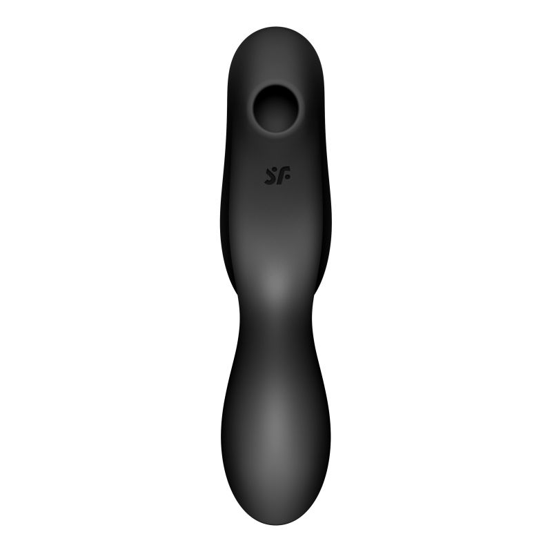 Satisfyer Curvy Trinity 2 Insertable Air Pulse Vibrator, Black