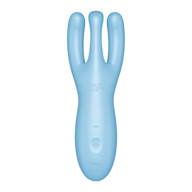 Satisfyer Threesome 4 Connect App Layon Vibrator, Blue