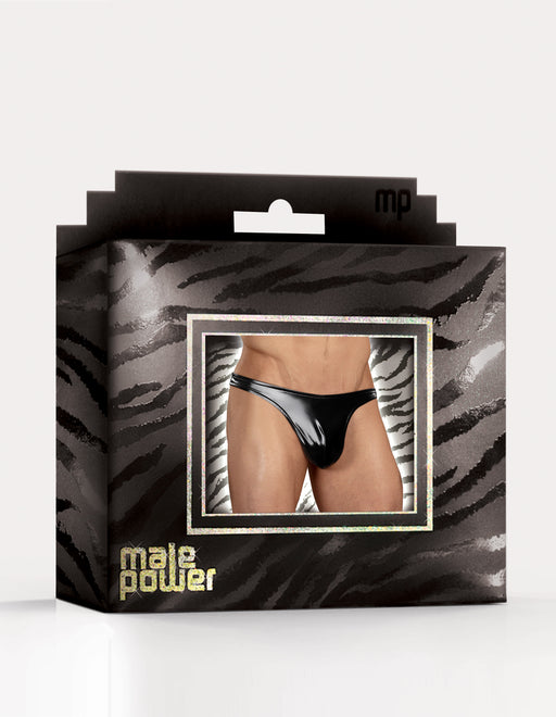 Male Power Classic Thong, Black, S/M/L