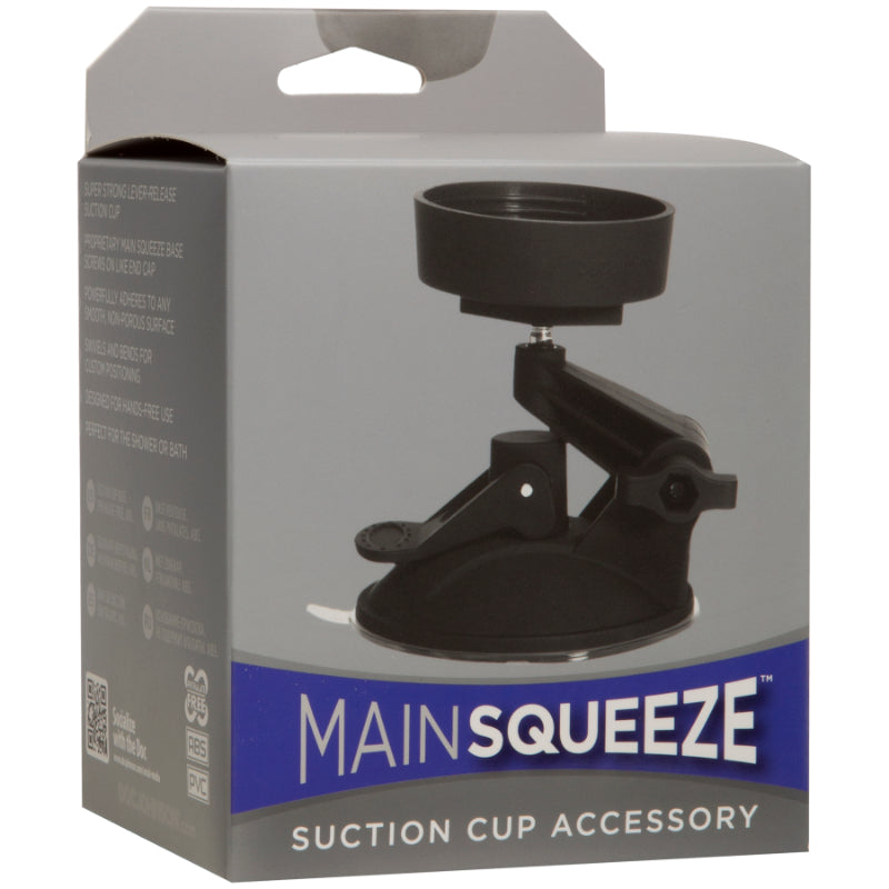 Doc Johnson Main Squeeze Suction Cup Accessory Black