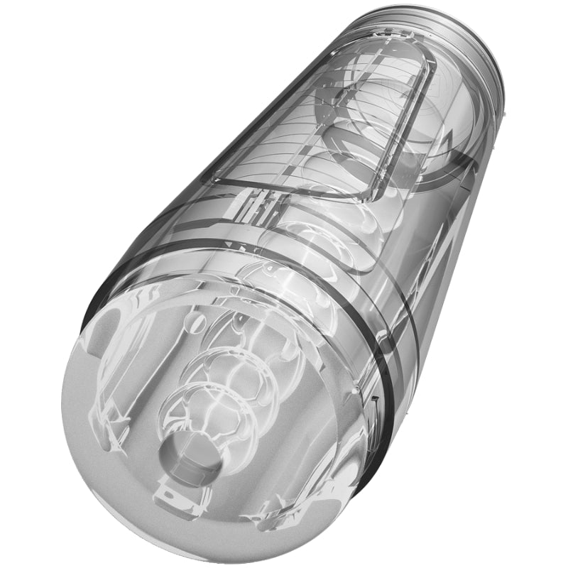 Doc Johnson's Main Squeeze Optix Crystal Masturbator, Clear