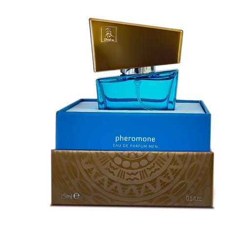 Shiatsu Pheromone Fragrance for Men, Light Blue, 15ml