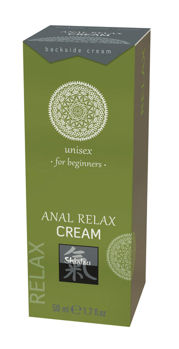 Green box. Anal Relax cream by Shiatsu. 50ml