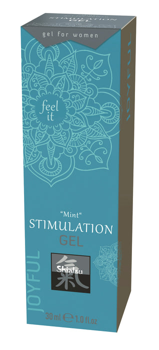 Shiatsu Clitoral Stimulation Gel, Mint, 30ml