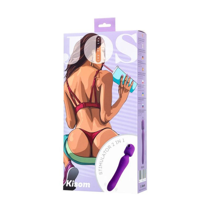 JOS Kisom 2-in-1 Stimulator Wand, Violet