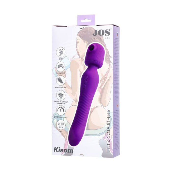 JOS Kisom 2-in-1 Stimulator Wand, Violet