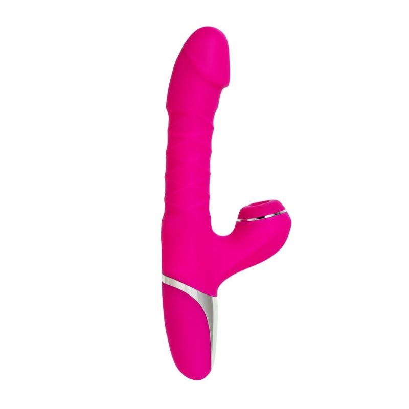 JOS To-Frolly Thrusting & Sucking Vibrator, Pink