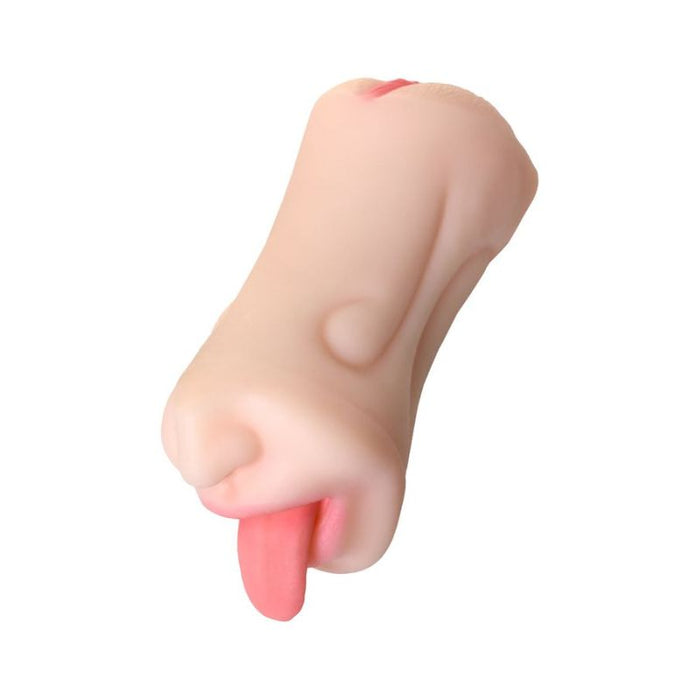 Juicy Fruity Tongue Masturbator, 19cm, Flesh