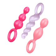 Satisfyer Plugs Booty Call 3-piece set, Mixed Colours