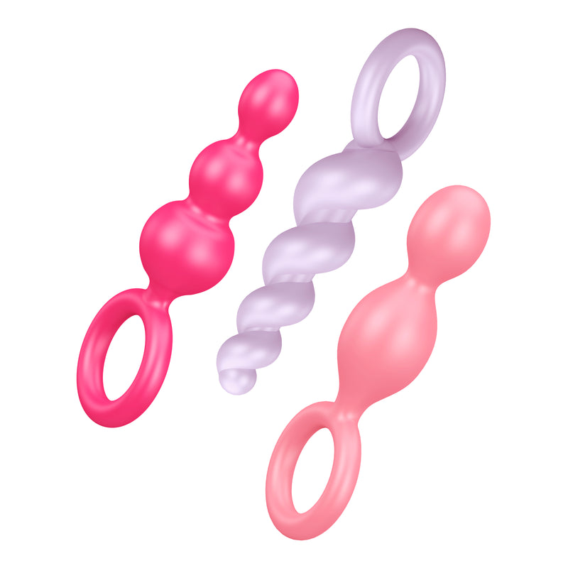 Satisfyer Plugs Booty Call 3-piece set, Mixed Colours
