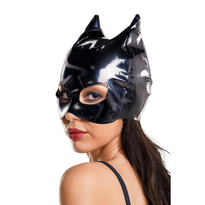 Glossy Wetlook Cat Mask