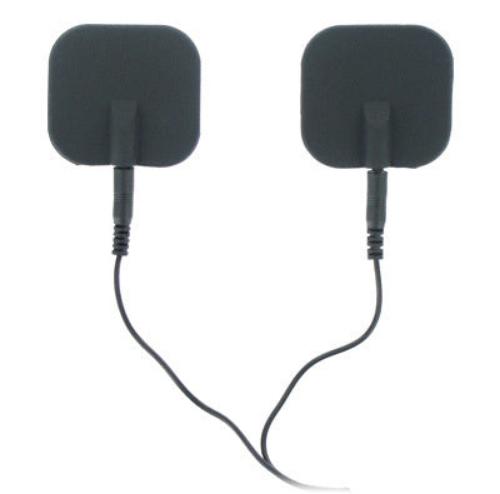 Zeus Deluxe Electro Pads 2-Pack, Black