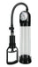 Size Matters Deluxe Trigger Penis Pump, 8"/20cm, Black/Clear