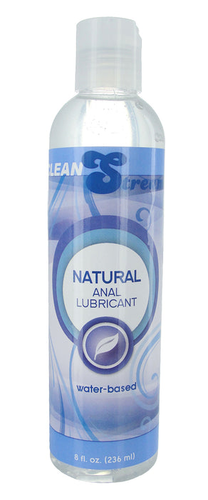 CleanStream Natural Water Based Anal Lubricant, 236ml