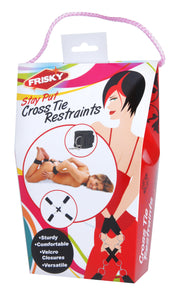 Frisky Stay Put Cross Tie Restraints, Black
