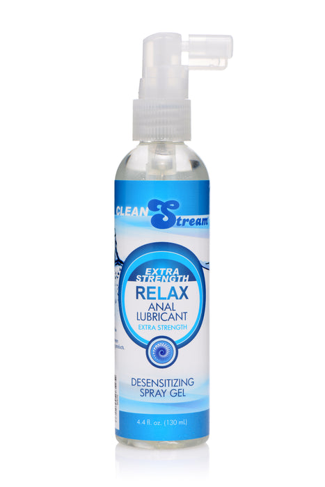 CleanStream Relax Anal Lube Desensitising Spray Gel, 130ml