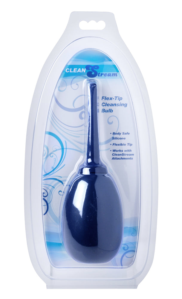 CleanSTream Flex-Tip Cleansing Bulb.  Body Safe Silicone. Flexible Tip. Works with CleanStream Attachments