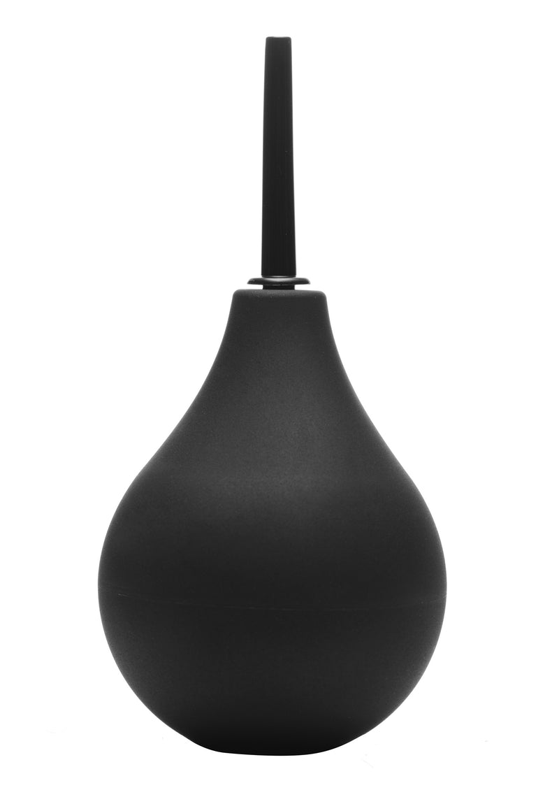 CleanStream Thin Tip Silicone Enema Bulb, Black
