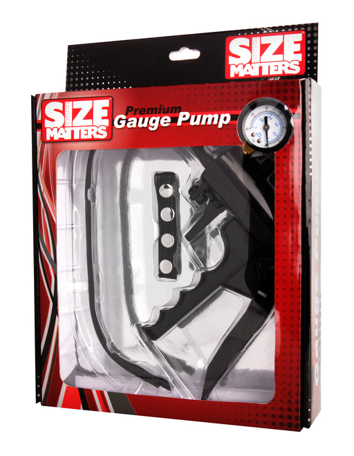 Size Matters Premium Gauge Pump, Black