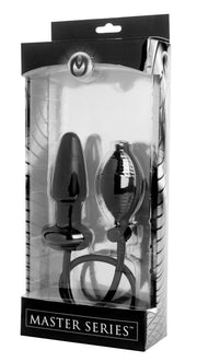 Master Series Expander Inflatable Anal Plug, Black