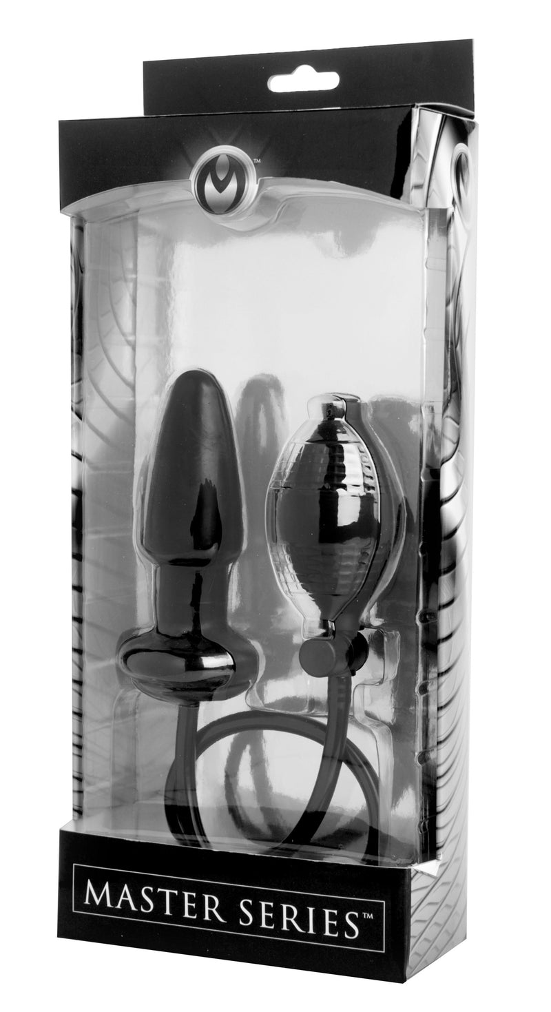 Master Series Expander Inflatable Anal Plug, Black