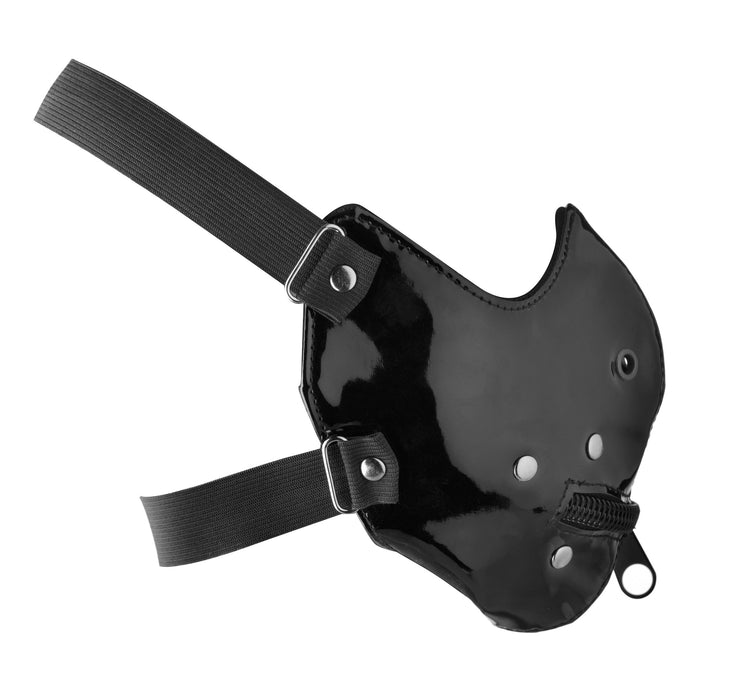 Master Series Lektor Zipper Mouth Muzzle Black