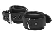 Master Series Serve Neoprene Buckle Cuffs Black
