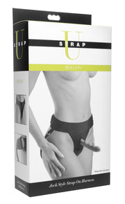 Strap U Avalon Jock Style Strap On Harness, Black