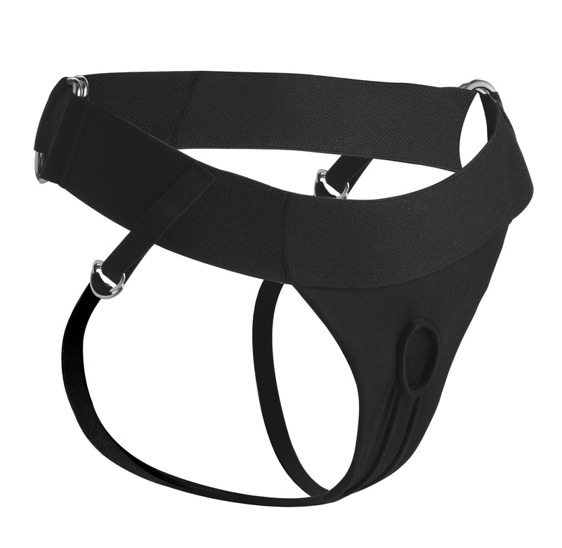 Strap U Avalon Jock Style Strap On Harness, Black