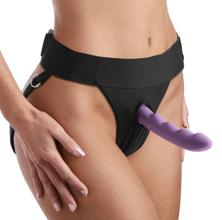 Strap U Avalon Jock Style Strap On Harness, Black