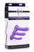 Strap U Tri-Play 3 Piece Silicone Dildo Set, Purple