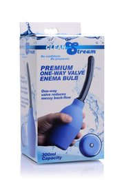 CleanStream Premium One Way Valve Enema Bulb, Blue