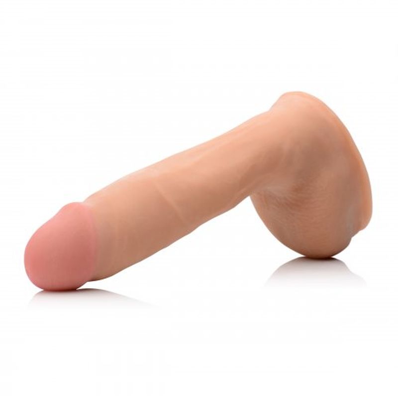 Loadz  Dual Density Squirting Dildo, 8in/20cm, Flesh