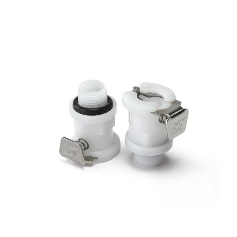 LA Pump Female Coupler, White