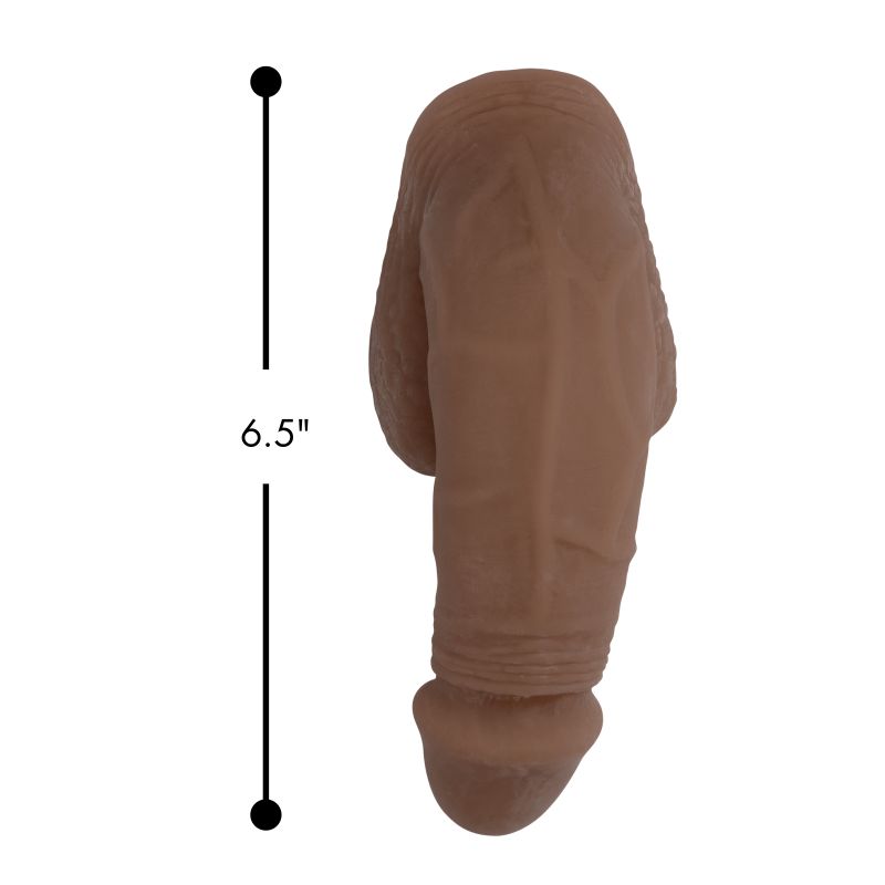 Strap U Large Bulge Soft Packer Dildo, 6.5"/17cm, Flesh