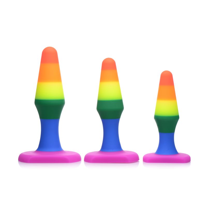 Frisky Rainbow Ready Anal Trainer Set, Rainbow