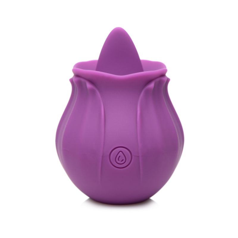 Bloomgasm Wild Violet 10X Licking Clit Stimulator, Purple