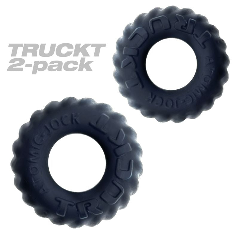 OxBalls Truckt Cockrings Night, 2-pack, Black