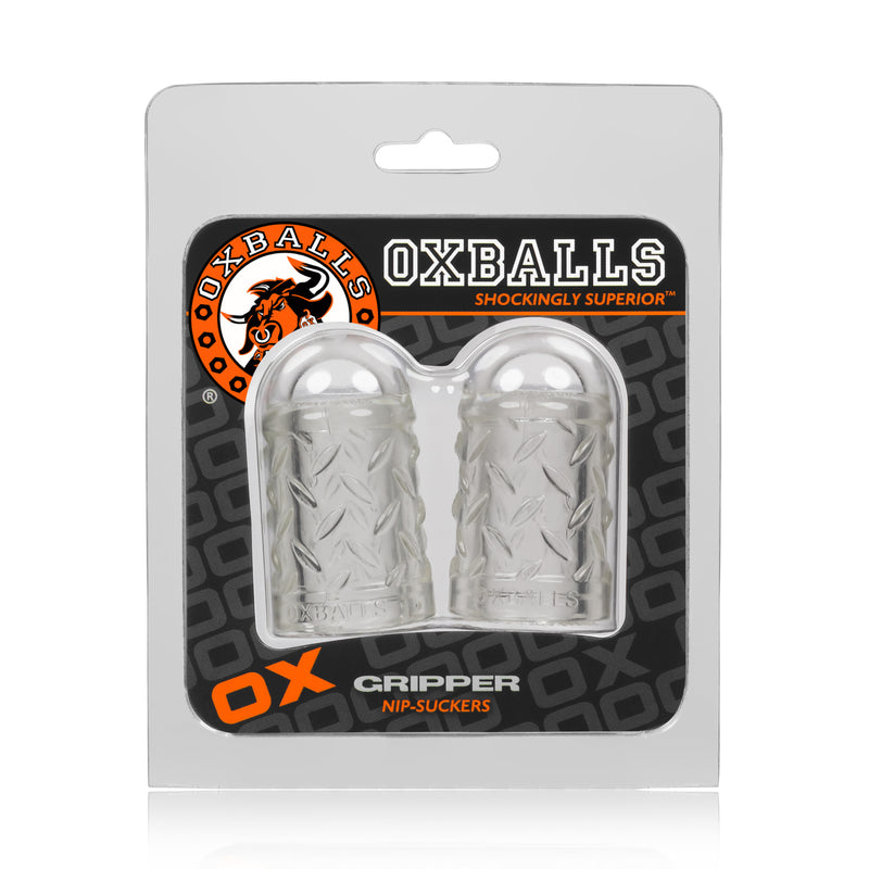 OxBalls Gripper Nipple Puller (pair), Clear